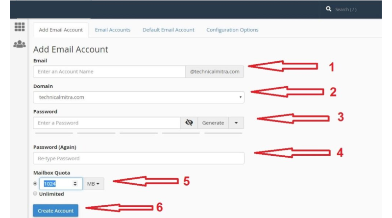 create-business-email-account-cpanel